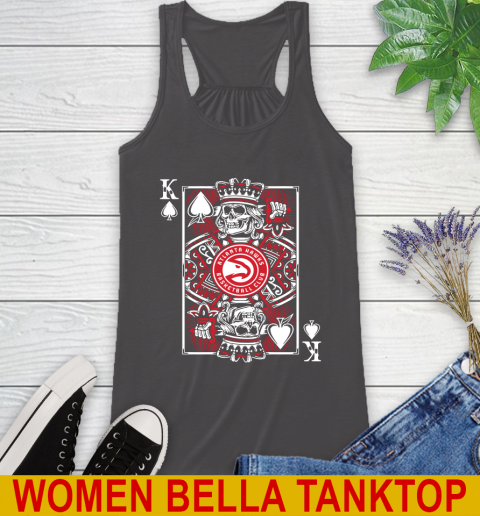 Atlanta Hawks NBA Basketball The King Of Spades Death Cards Shirt Racerback Tank 10
