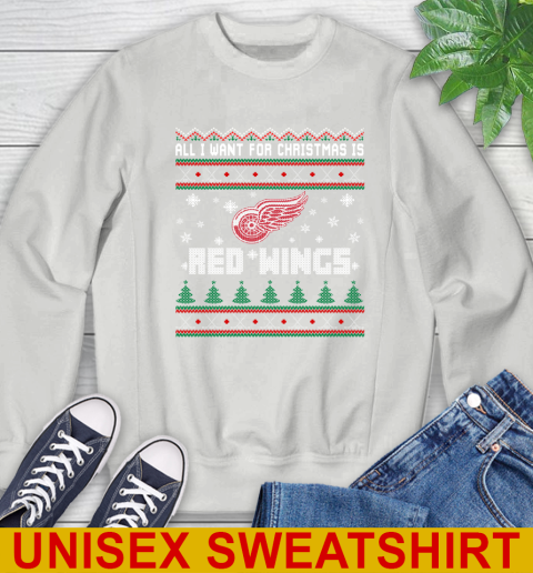 Detroit Red Wings NHL Hockey All I Want For Christmas Is My Team Sports 29