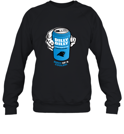 Bud Light Dilly Dilly! Carolina Panthers Birds Of A Cooler Sweatshirt