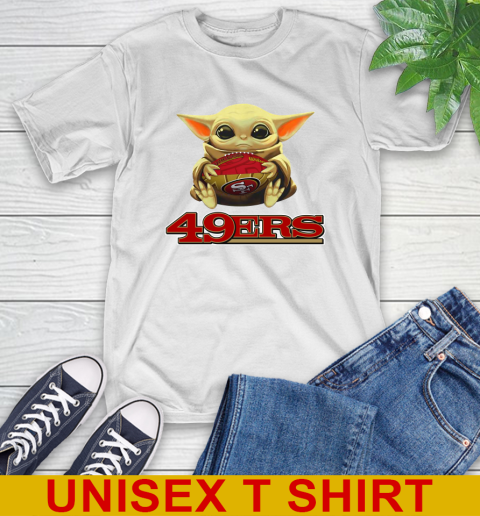NFL Football San Francisco 49ers Baby Yoda Star Wars Shirt T-Shirt