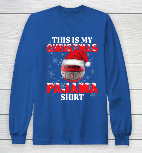 Houston Rockets This Is My Christmas Pajama Shirt NBA Long Sleeve T-Shirt 6