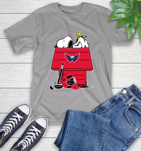 Washington Capitals NHL Hockey Snoopy Woodstock The Peanuts Movie T-Shirt 6