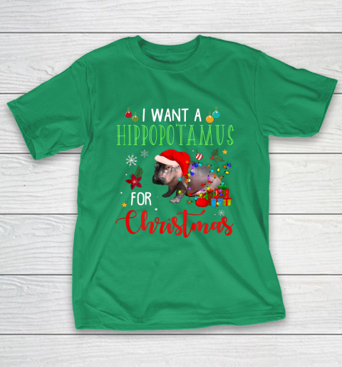I Want A Hippopotamus For Christmas Hippo Fiona T-Shirt 5