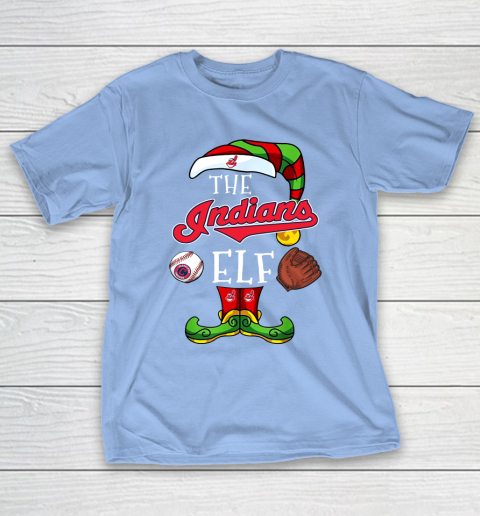 Cleveland Indians Christmas ELF Funny MLB T-Shirt 10
