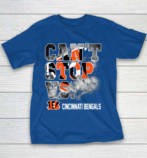 NFL Cincinnati Bengals Can't Stop Vs Youth T-Shirt 6