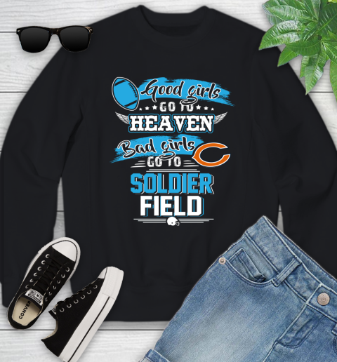 Chicago Bears NFL Bad Girls Go To Soldier Field Shirt Youth Sweatshirt