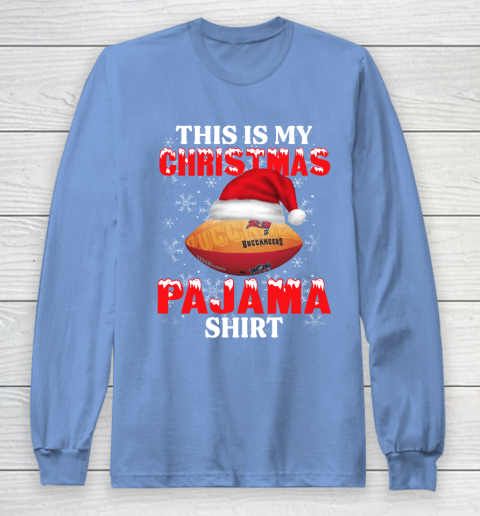 Tampa Bay Buccaneers This Is My Christmas Pajama Shirt NFL Long Sleeve T-Shirt 8