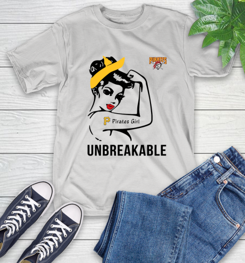 MLB Pittsburgh Pirates Girl Unbreakable Baseball Sports T-Shirt