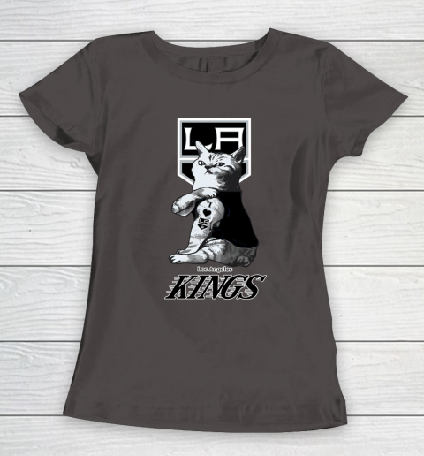 NHL My Cat Loves Los Angeles Kings Hockey Women's T-Shirt 7