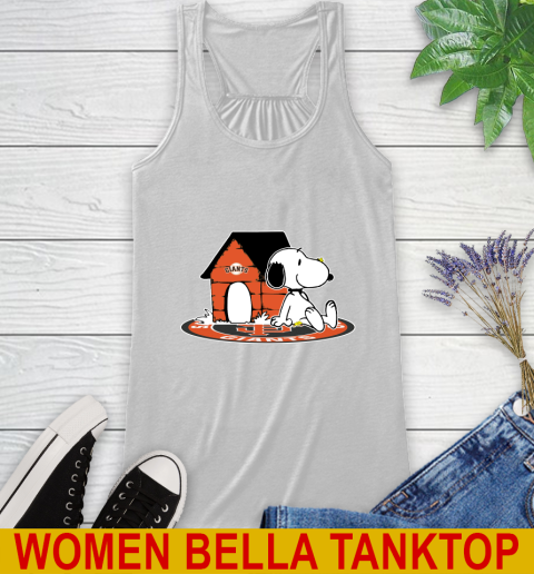 MLB Baseball San Francisco Giants Snoopy The Peanuts Movie Shirt Racerback Tank