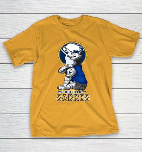 NHL My Cat Loves Buffalo Sabres Hockey T-Shirt 2