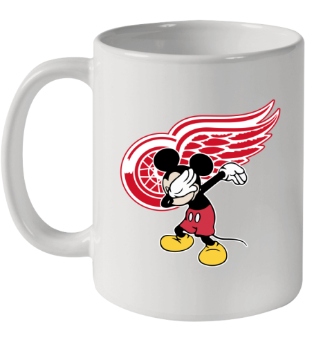 Detroit Red Wings NHL Hockey Dabbing Mickey Disney Sports Ceramic Mug 11oz