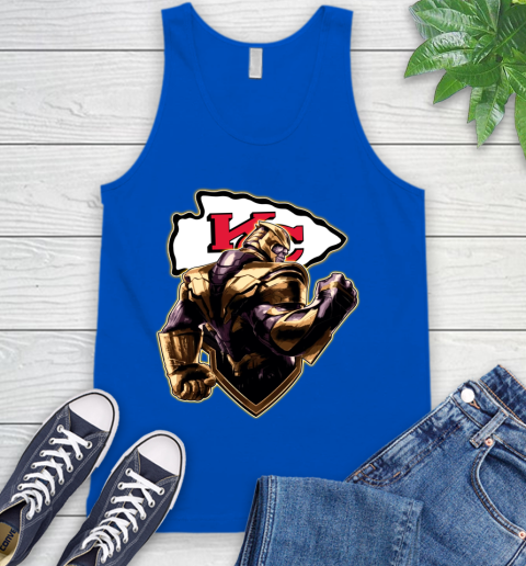 NFL Thanos Avengers Endgame Football Sports Kansas City Chiefs Tank Top 5