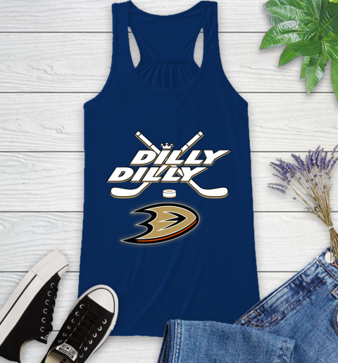NHL Anaheim Ducks Dilly Dilly Hockey Sports Racerback Tank 9