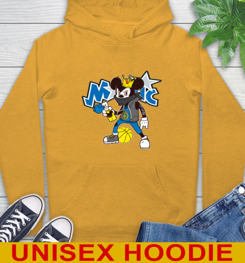 Orlando Magic NBA Basketball Mickey Peace Sign Sports Hoodie 3