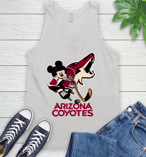 NHL Arizona Coyotes Mickey Mouse Disney Hockey T Shirt Tank Top