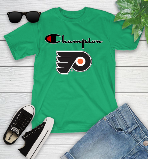NHL Hockey Philadelphia Flyers Champion Shirt Youth T-Shirt 3
