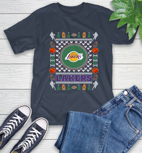 Los Angeles Lakers Merry Christmas NBA Basketball Loyal Fan Ugly Shirt 3