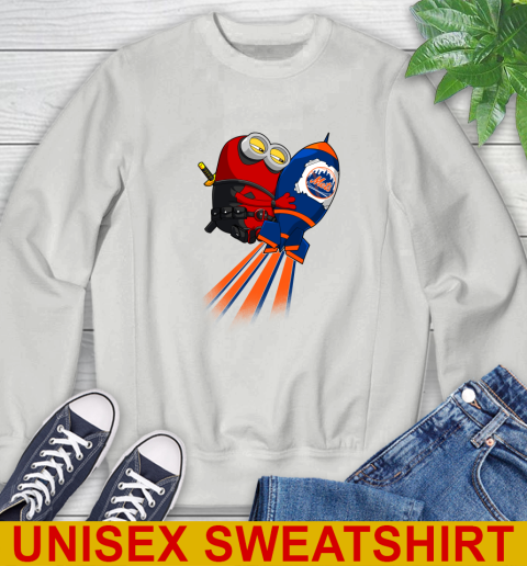 MLB Baseball New York Mets Deadpool Minion Marvel Shirt Sweatshirt 5