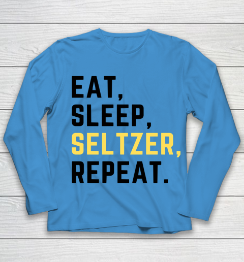 Bud Light Seltzer  Eat Sleep Seltzer Repeat Youth Long Sleeve 4