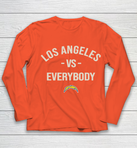 Los Angeles Chargers Vs Everybody Youth Long Sleeve 3