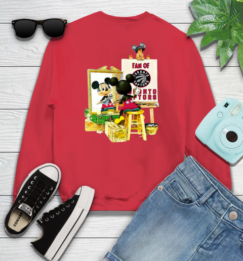 NBA Basketball Toronto Raptors Mickey Drawing Shirt 111