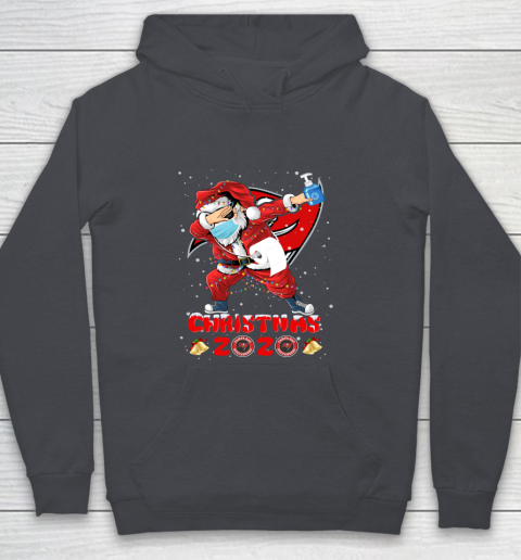 Tampa Bay Buccaneers Funny Santa Claus Dabbing Christmas 2020 NFL Youth Hoodie 5