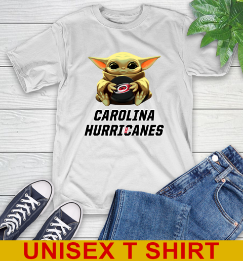 NHL Hockey Carolina Hurricanes Star Wars Baby Yoda Shirt