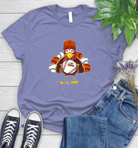Baltimore Orioles Turkey thanksgiving Women's T-Shirt 11