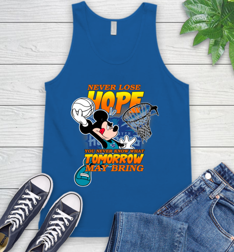 Charlotte Hornets NBA Basketball Mickey Disney Never Lose Hope Tank Top 4