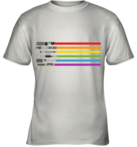 Lightsaber Rainbow Youth T-Shirt