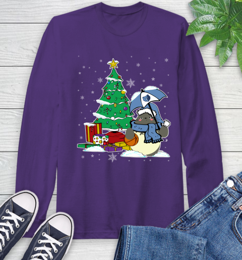 Memphis Grizzlies NBA Basketball Cute Tonari No Totoro Christmas Sports Long Sleeve T-Shirt 5