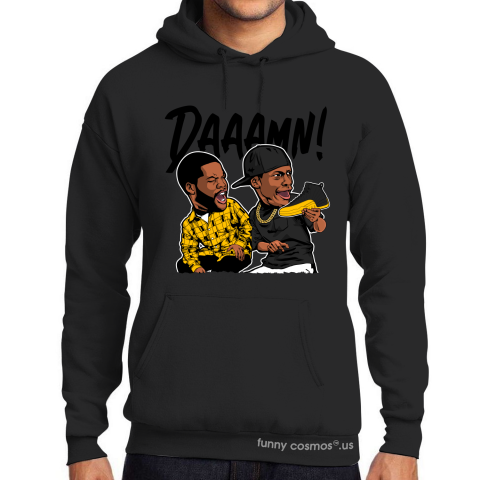 Air Jordan 12 University Gold Matching Sneaker Tshirt Daaamn Meme Yellow and Black Jordan Shirt