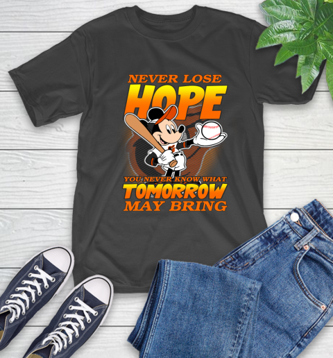 Boston Red Sox MLB Baseball Mickey Disney Never Lose Hope T-Shirt