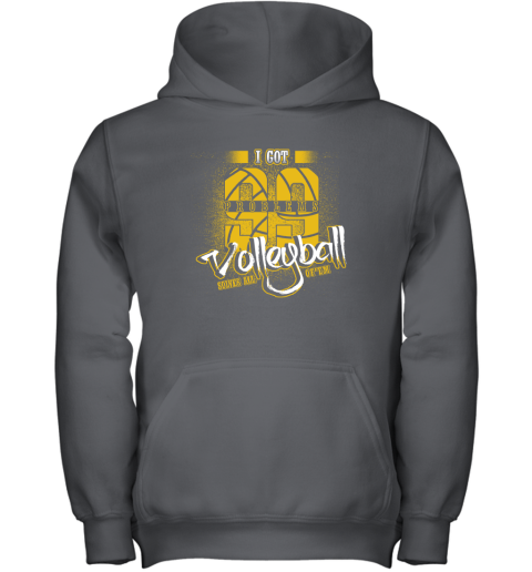 I Got 99 Problems Volleyball Solves All Of'em Youth Hoodie 4 I Got 99 Problems Volleyball Solves All Of'em Youth Hoodie - Image 4