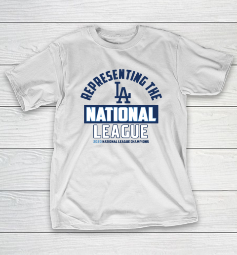 Representing the Los Angeles Dodgers National League 2020 Champions T-Shirt