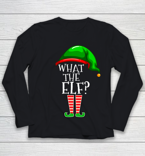What The Elf Group Matching Family Christmas Gift Outfit Youth Long Sleeve