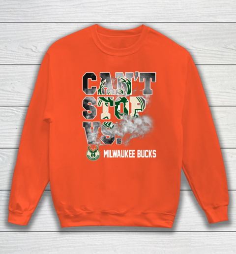 NBA Milwaukee Bucks Basketball Can't Stop Vs Sweatshirt 3