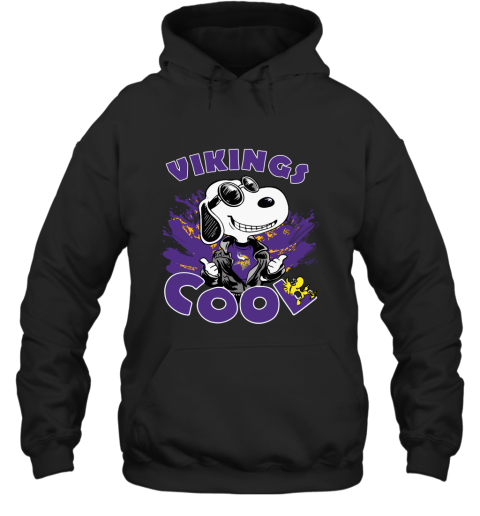 Minnesota Vikings Snoopy Joe Cool We're Awesome Hoodie
