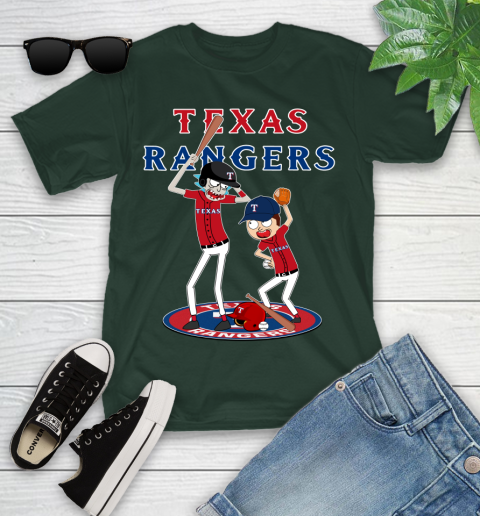 MLB Texas Rangers Rick And Morty Baseball 107