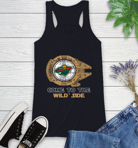 NHL Come To The Minnesota Wild Wars Hockey Sports Racerback Tank 9
