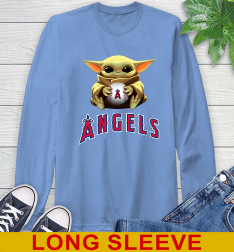 MLB Baseball Los Angeles Angels Star Wars Baby Yoda Shirt 68