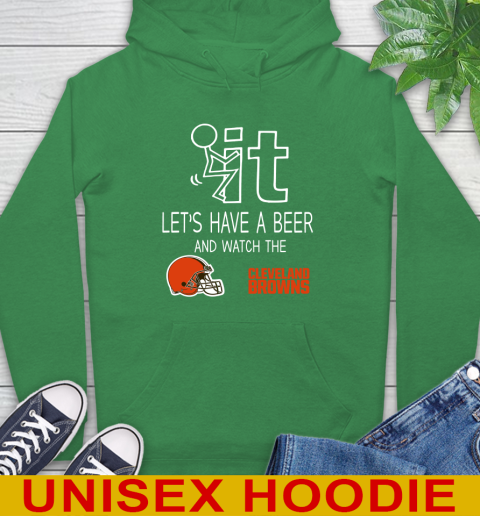 Cleveland Browns Football NFL Let's Have A Beer And Watch Your Team Sports Hoodie 8