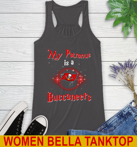 NFL Football Harry Potter My Patronus Is A Tampa Bay Buccaneers Racerback Tank 10