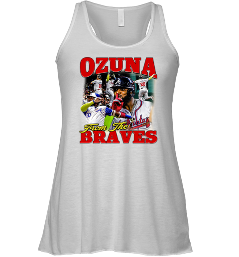 Marcell Ozuna From The Atlanta Braves Racerback Tank