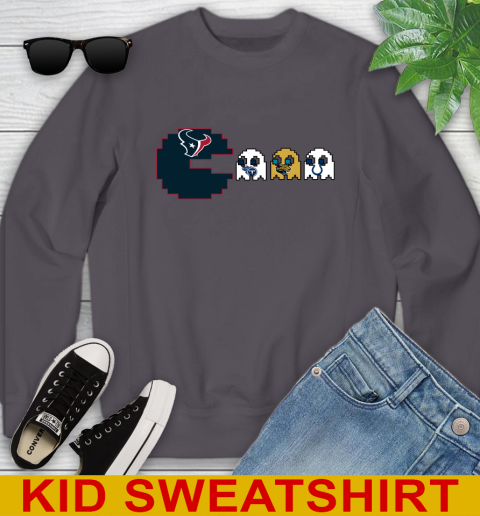 Houston Texans NFL Football Pac Man Champion Youth Sweatshirt 6