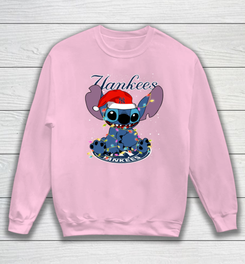 New York Yankees MLB noel stitch Baseball Christmas Sweatshirt 5