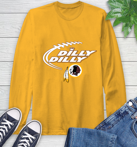 NFL Washington Redskins Dilly Dilly Football Sports Long Sleeve T-Shirt 3