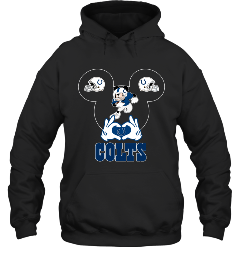 I Love The Colts Mickey Mouse Indianapolis Colts Hoodie