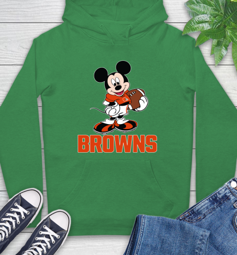 NFL Football Cleveland Browns Cheerful Mickey Mouse Shirt Hoodie 8